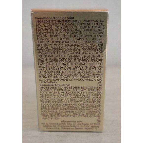 Stila Brown Sugar Plumping Lip Glaze & Medium 9 Foundation & Concealer - Picture 11 of 12